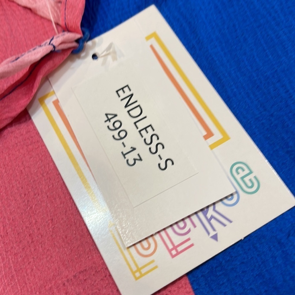 ๐ HOST PICK ๐ NWT LuLaRoe Striped Endless Maxi Dress Small - Picture 9 of 12